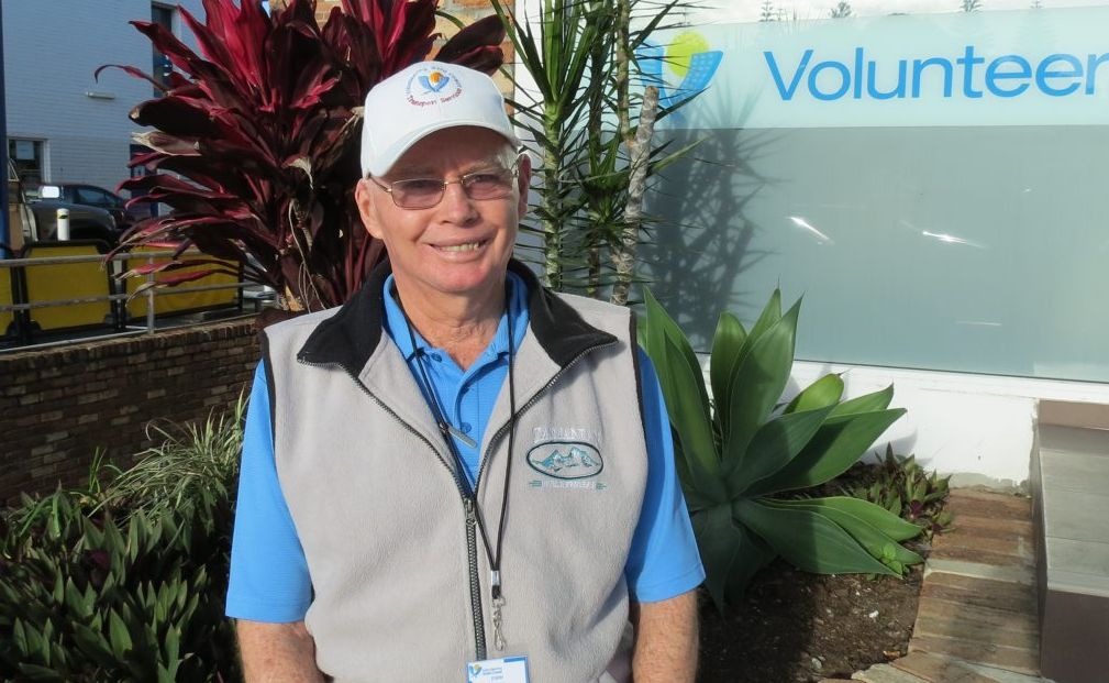 John Love gives his time to drive for Volunteering Gold Coast. John Love gives his time to drive for Volunteering Gold Coast.